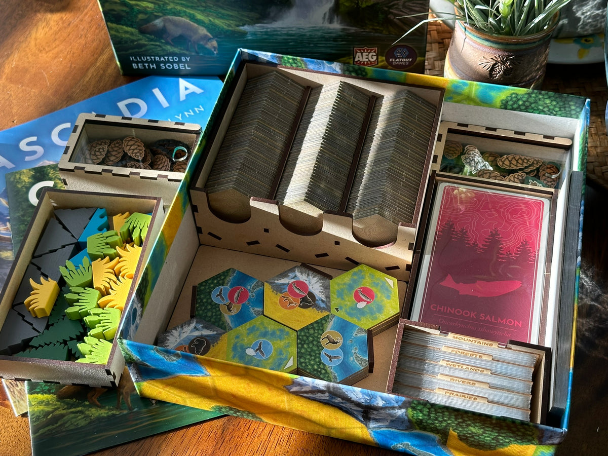 Organizer for Cascadia & Landmarks Expansion – The Shipshape Gamer