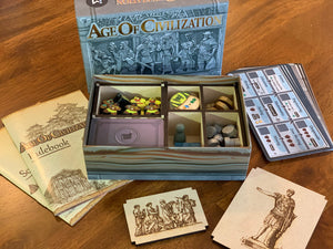 Age Of Civilization Game Box Insert