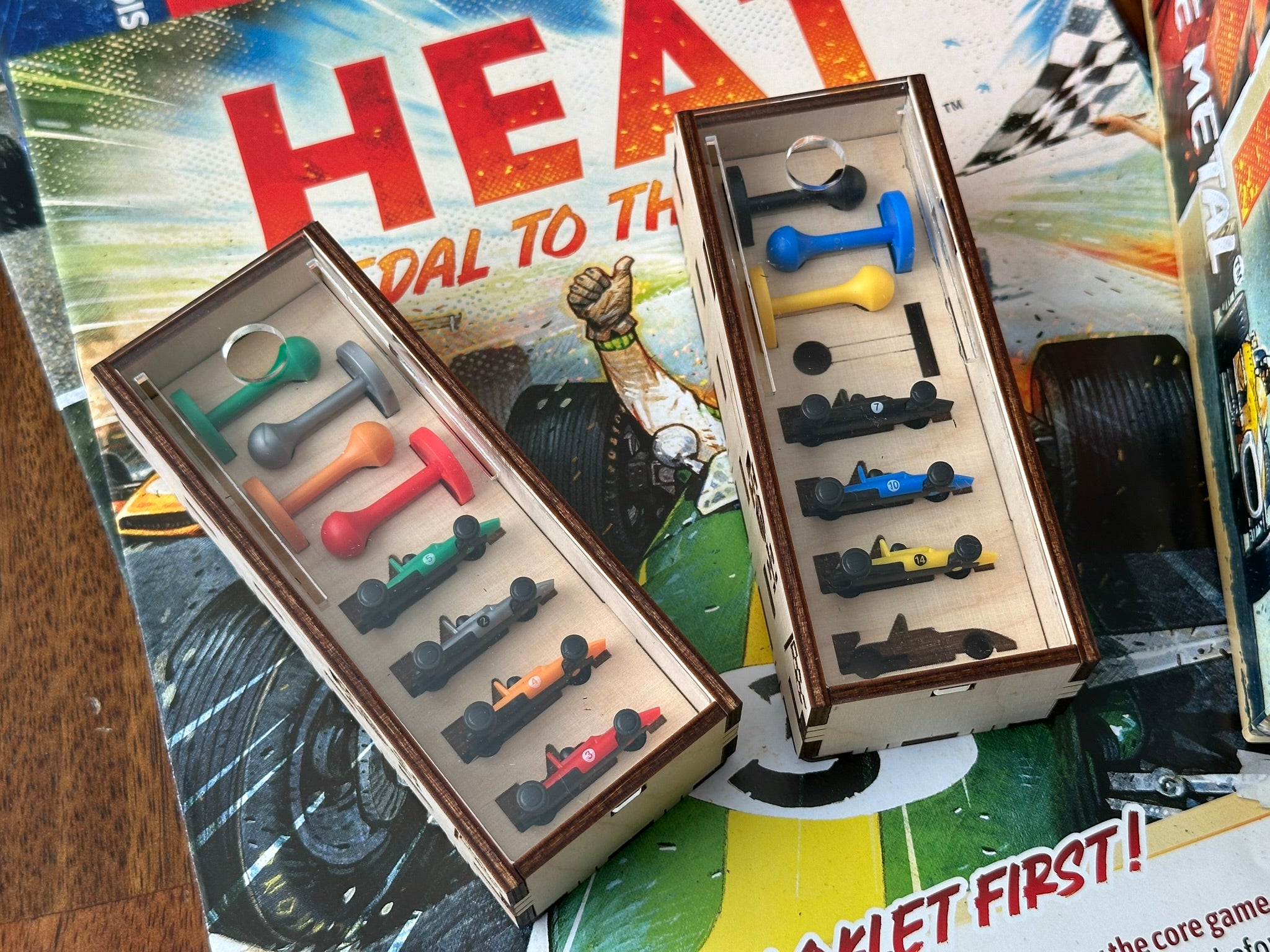 Game Organizer for Heat Pedal to the Metal & Expansions – The Shipshape Gamer