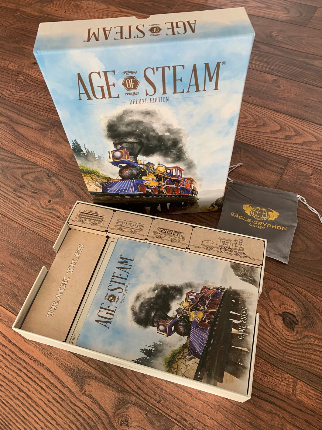 Age of Steam Deluxe Game Box Organizer